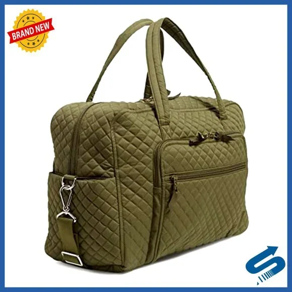 Weekender Travel Bag, Recycled Cotton, 30L Capacity, Carry-On Compliant